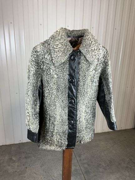 Famous Barr Leather and Fur Coat image