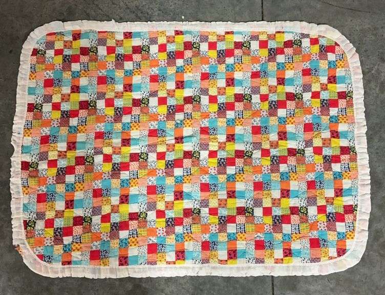 Colorful Patchwork Quilt image