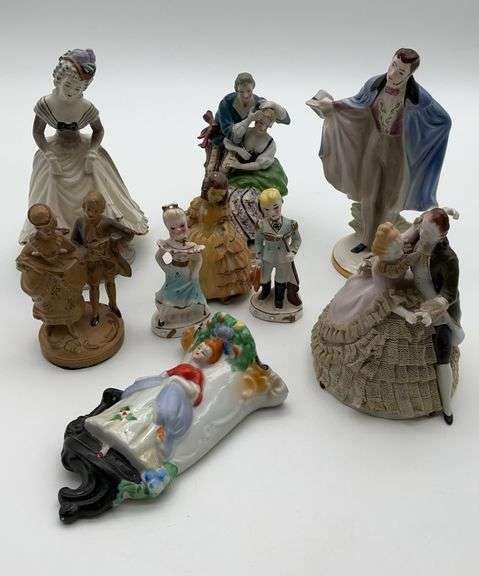 Collection of Various Porcelain Figurines image