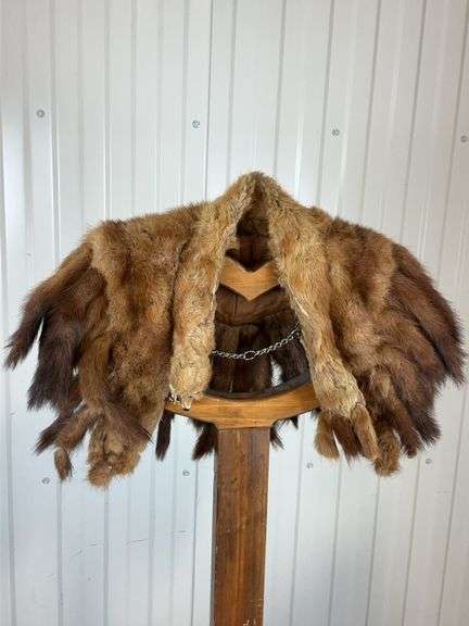 Vintage Mink Fur Cape Stole image