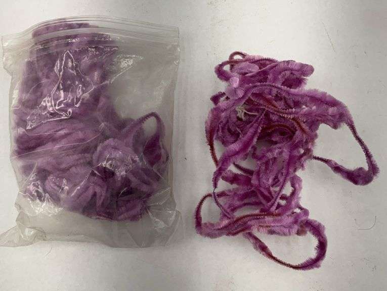Purple Chenille Stems - Craft Supplies image