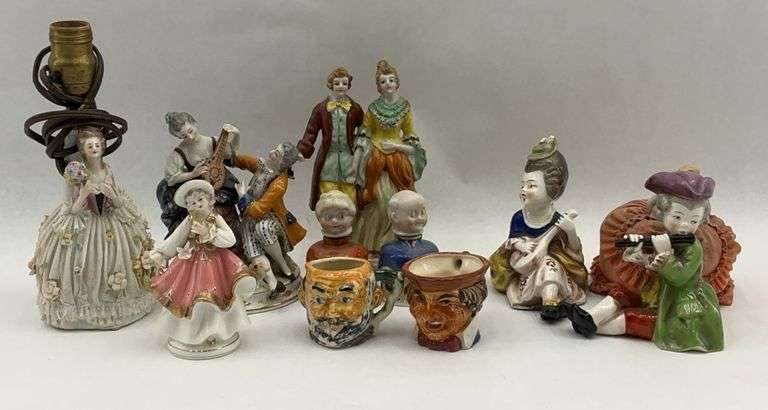 Assorted Decorative Figurines and Novelty Head Vases image