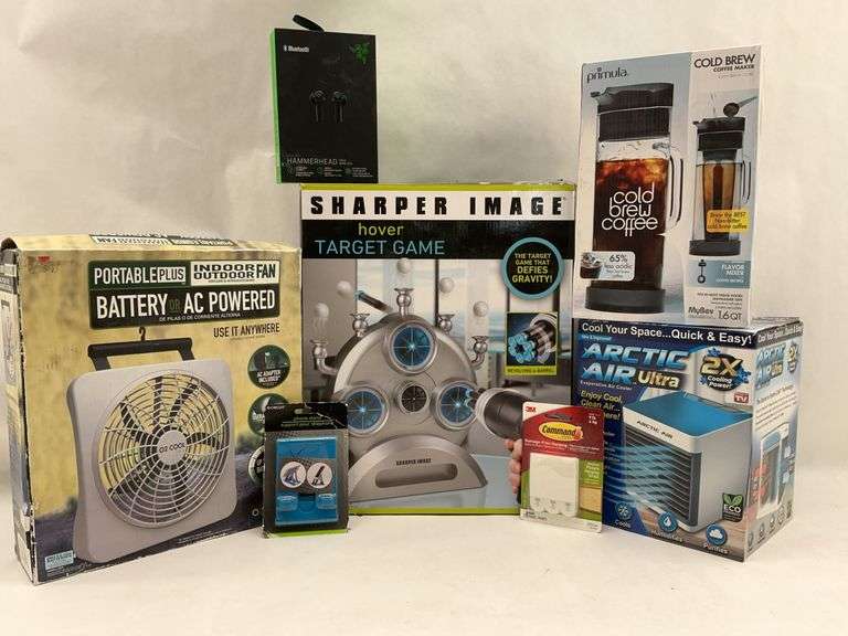 Mixed Lot: Fans, Coffee Maker, Target Game & More image