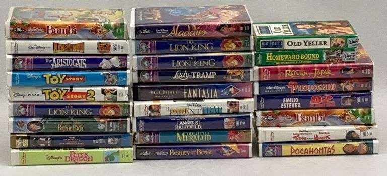 Disney VHS Movie Collection - 26 Tapes image