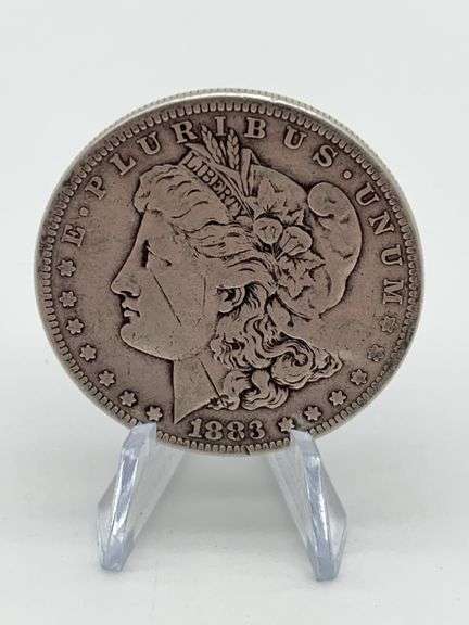 1883 Morgan Silver Dollar Coin image
