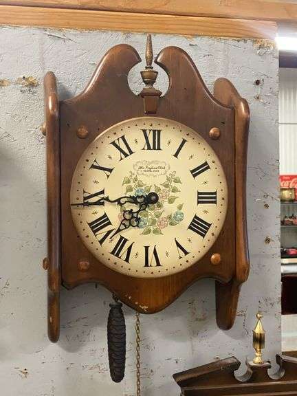 New England Clock Co. Weight-Driven Wall Clock image