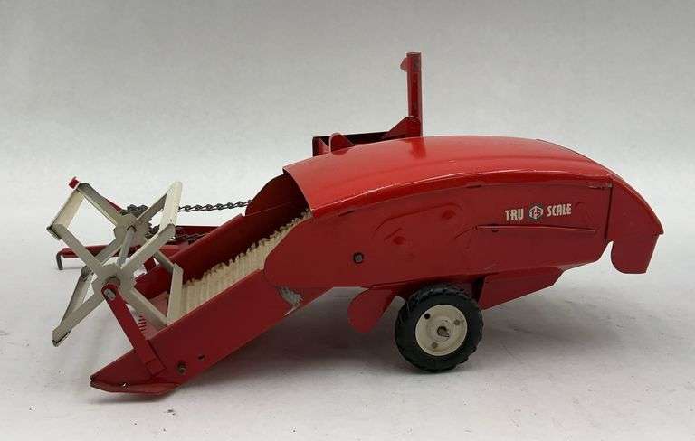 Tru-Scale Red Toy Baler - 13x8x4 image