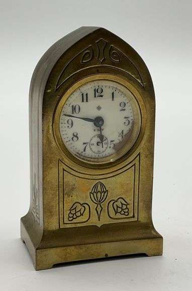 Small Brass Ansonia Clock image