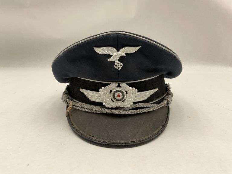 WWII German Luftwaffe Officers Cap Reproduction image