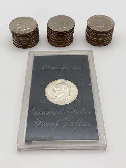 Eisenhower Dollar Coin Collection - $31 Face Value image