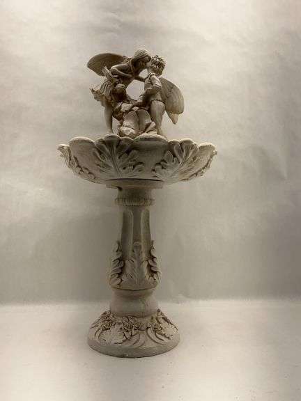 Angel Couple Garden Fountain Statue image