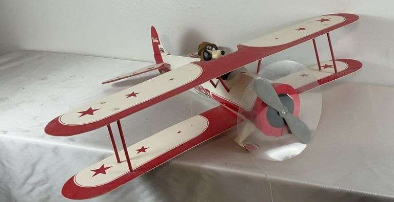 Snoopy Red Baron Stearman Airplane image