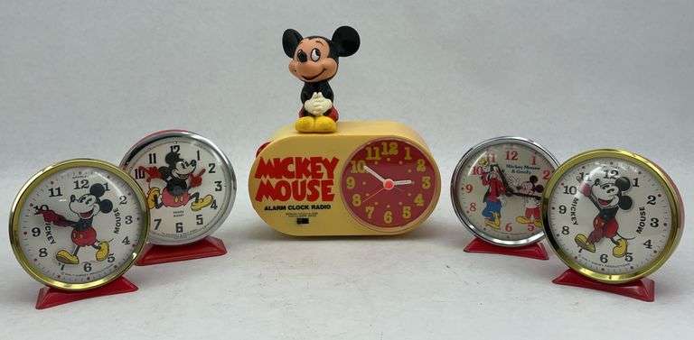Mickey Mouse Clock Collection: Bradley Alarm Clocks & Radio image