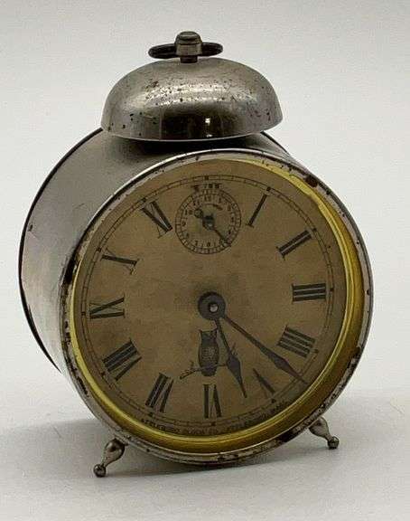 Attleboro Clock Co. Alarm Clock with Owl Design image
