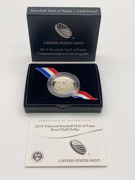 2014 National Baseball Hall of Fame Proof Half-Dollar Coin image