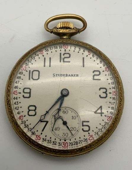 Studebaker Gold Filled Pocket Watch - 21 Jewels image