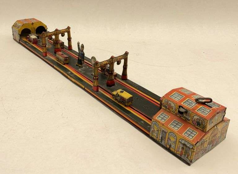 Louis Marx Main Street Tin Litho Wind-Up Toy image