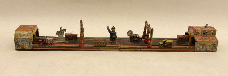 Louis Marx Main Street Tin Litho Wind-Up Toy image