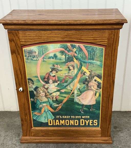 Contemporary Diamond Dyes Advertising Cabinet image