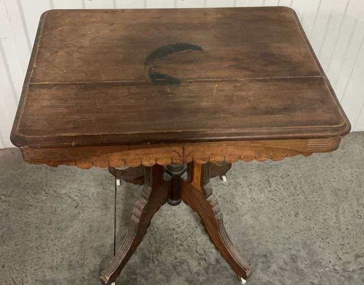 Antique Victorian Eastlake Parlor Table image