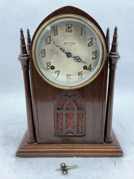 Ingraham Cathedral Mantel Clock image
