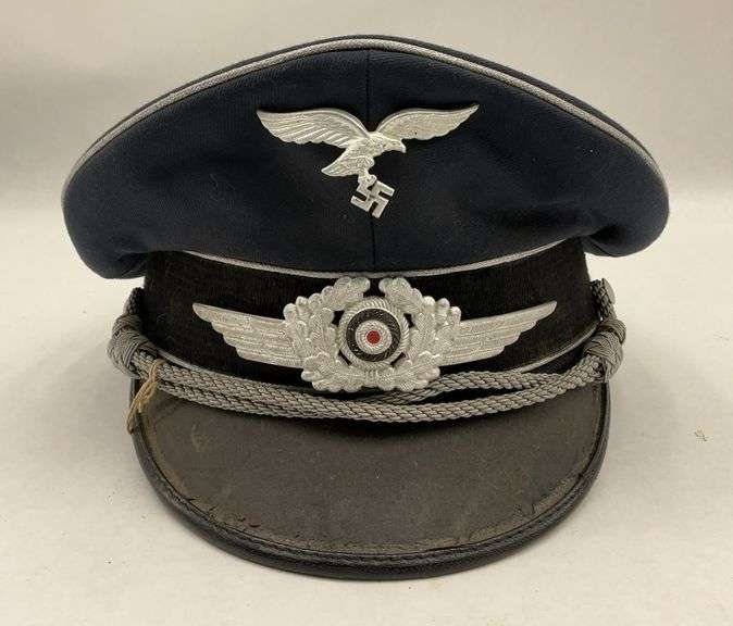 WWII German Luftwaffe Officers Cap Reproduction image