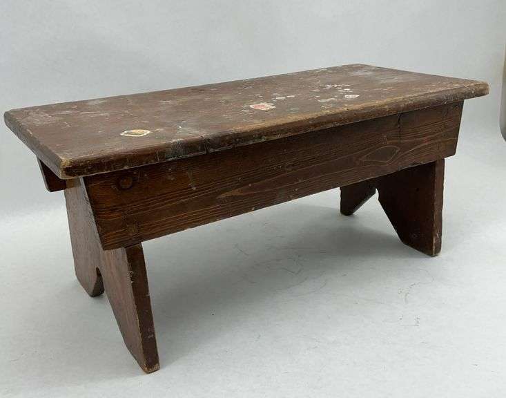 Small Wooden Foot Stool image