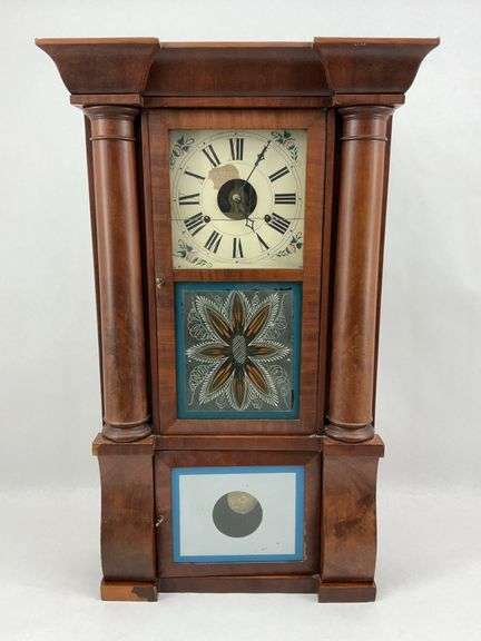 Birge & Fuller Weight-Driven Shelf Clock c. 1840 image