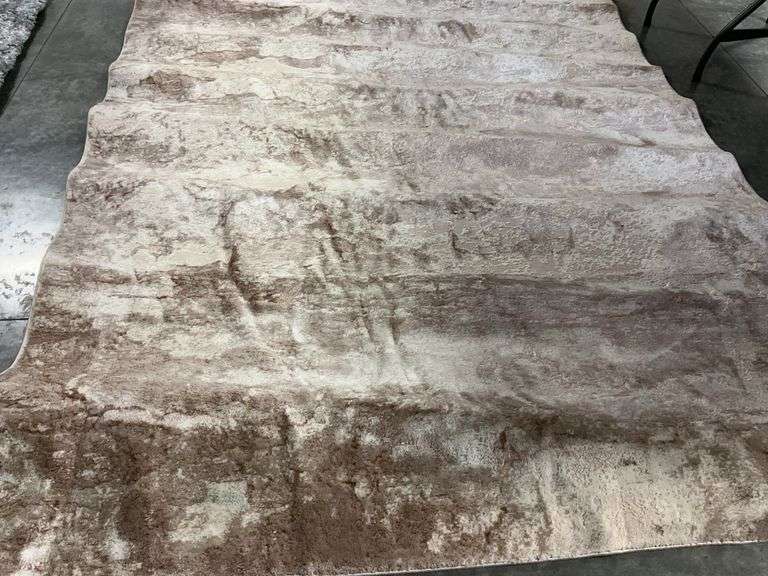 Carmel Collection Beige Area Rug 7ft 6in x 10ft image