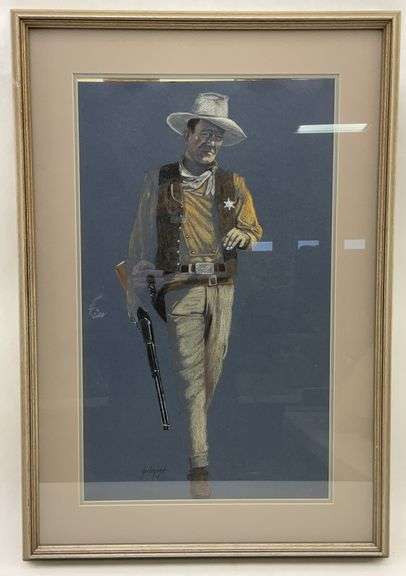 John Wayne Framed Art Print by Gilmore image