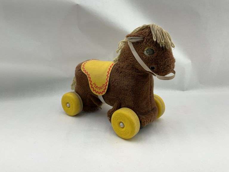 Playskool Pal Horse Plush Pull Toy with Wheels image