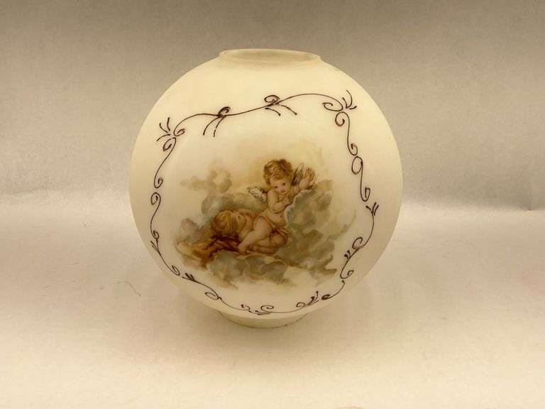 Angel Painted Glass Shade image