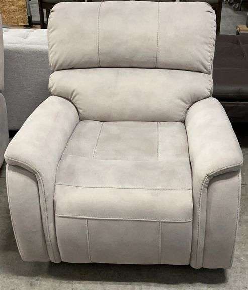 Light Gray Recliner Armchair image