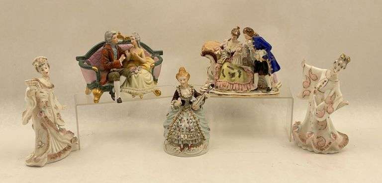 Honri Japan Porcelain Figurines - Lot of Five image