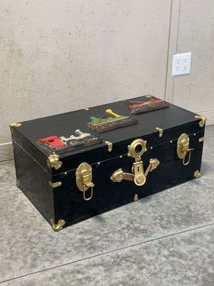 Black Trunk with Train Motif image