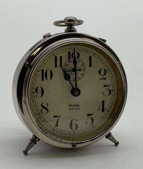 Westclox Baby Ben Alarm Clock - Silver Tone image