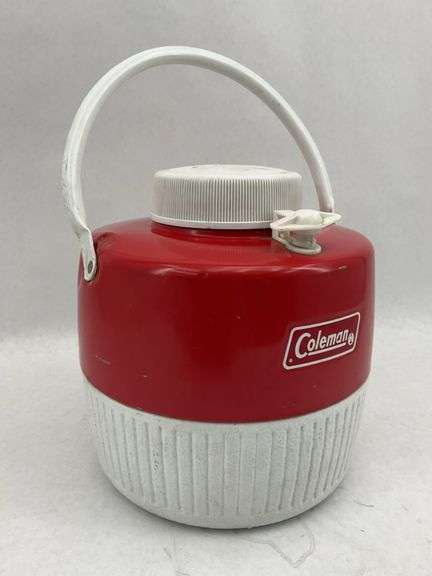 Red & White Coleman Water Jug image