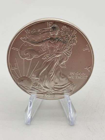 2003 American Silver Eagle Dollar 1oz .999 Fine Silver image