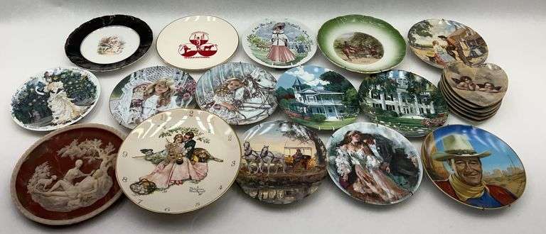 Collectible Decorative Plates - Assorted Designs (Set of 21) image