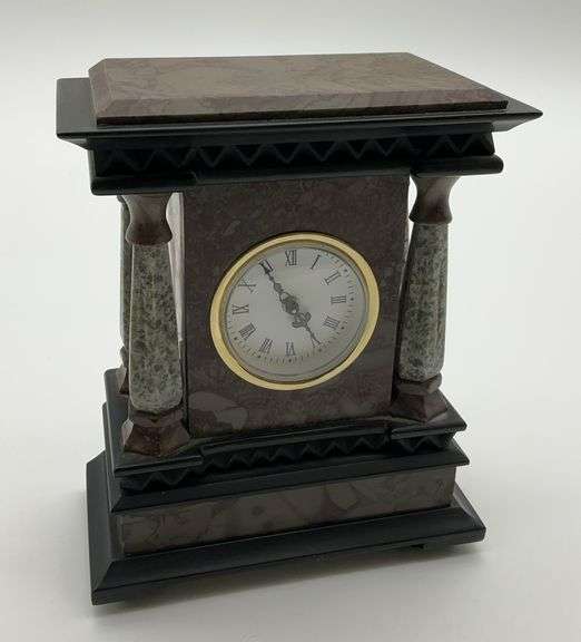 Marble Case Desk Clock - 6x3x7 image