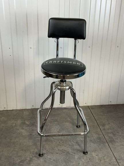 Craftsman Chrome Shop Stool image