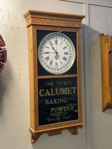 Calumet Baking Powder Advertising Clock image