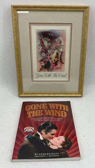 Gone With The Wind Framed Booklet and Book image
