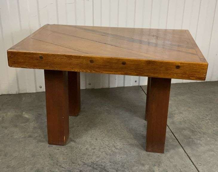 Small Wood Accent Table image