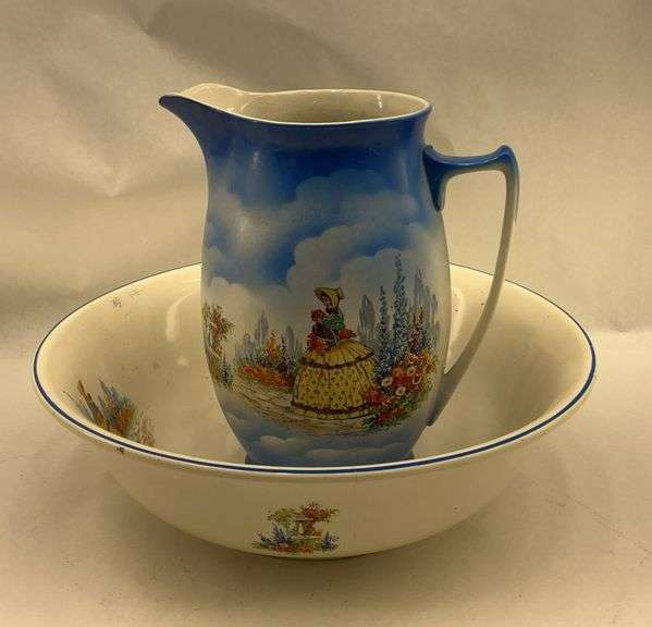 English Pitcher and Basin Set image