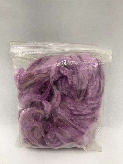 Purple Chenille Stems - Craft Supplies image