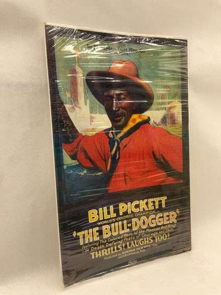Bill Pickett The Bull-Dogger Lithograph Film Poster image