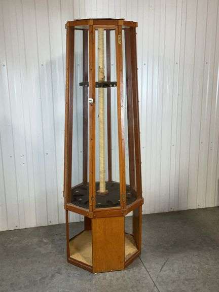 Wooden Display Case with Glass Sides image