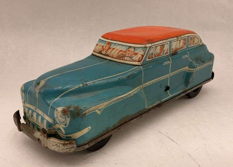 Wolverine Tin Litho Wind Up Sedan Toy Car image