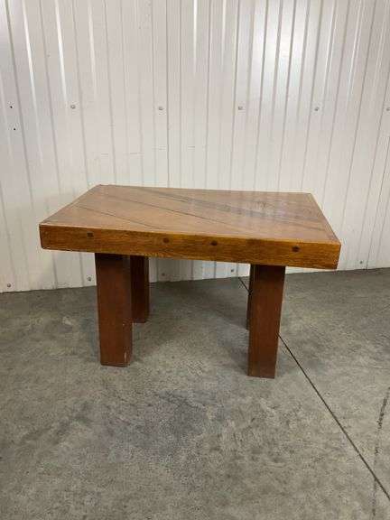Small Wood Accent Table image